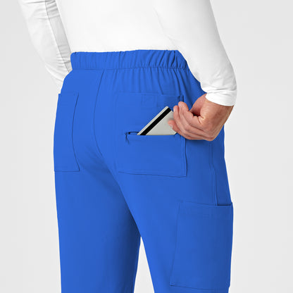 RENEW 5034 Men's Jogger Scrub Pants Royal Model Image Alternate | Wink
