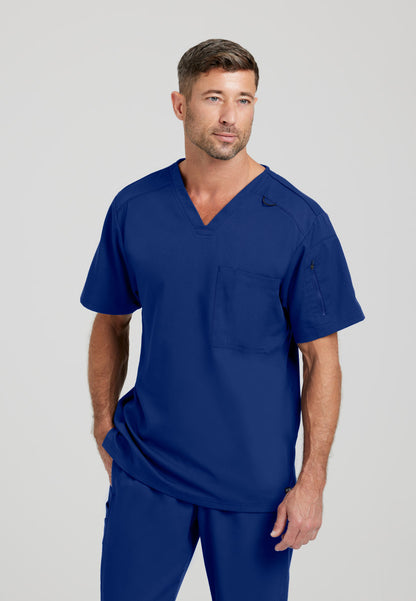 Greys Anatomy Stretch GRST079 Murphy Scrub Top Indigo