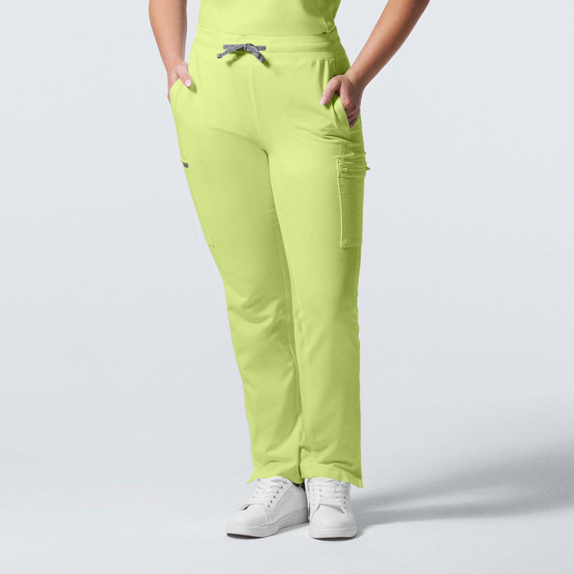 Forward LB400 Women's Cargo Scrub Pants Citron Image