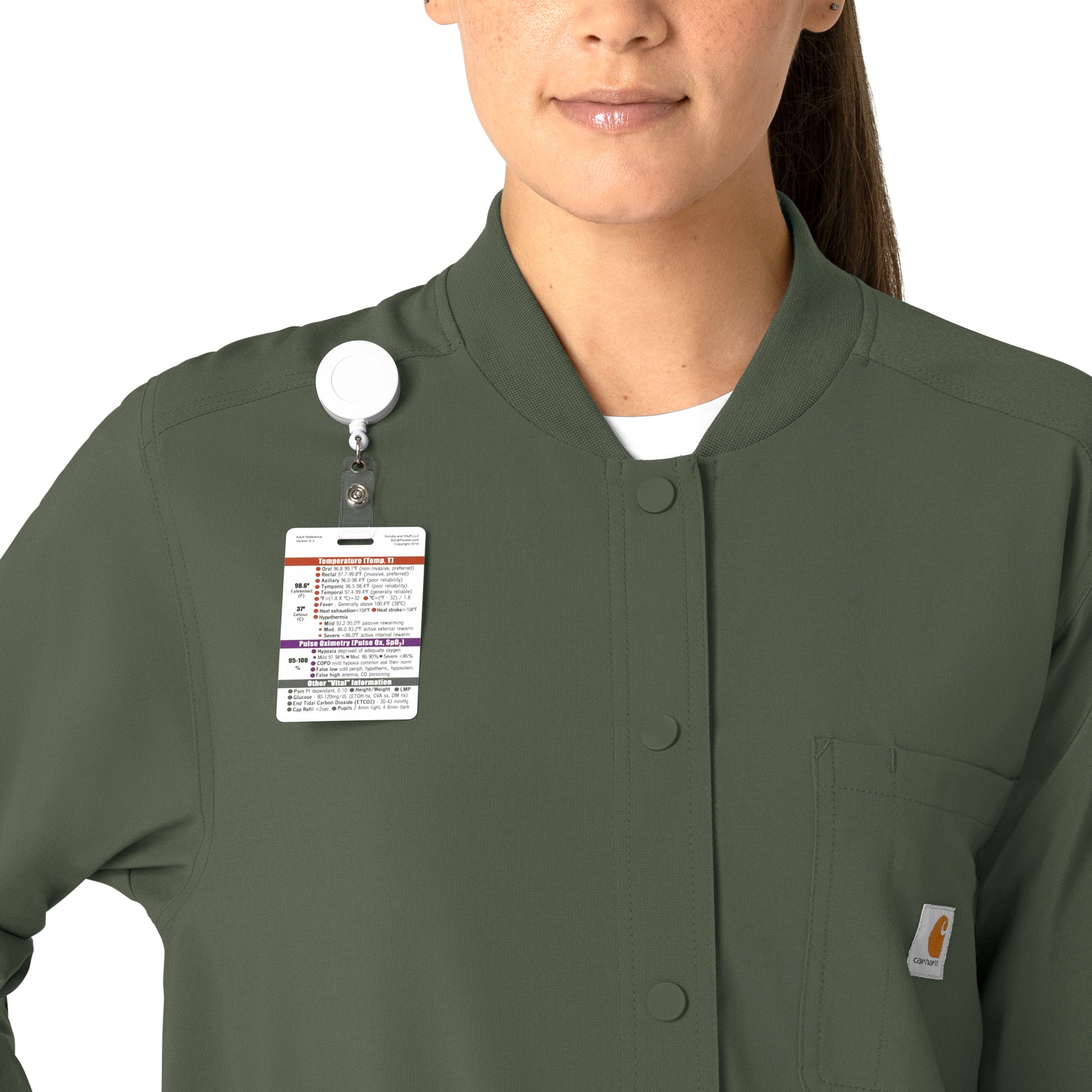 Force Cross-Flex C82210 Women's Shirt Jacket Olive
