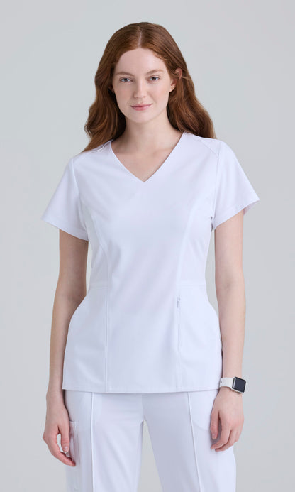 Grey's Anatomy Cultivate GRGT309 Spring Top White - front