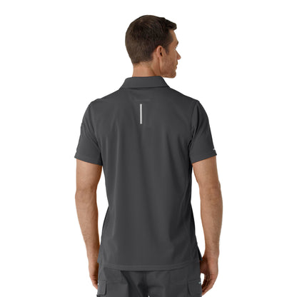 Rugged Flex C16119 Men's Lightweight Short Sleeve Polo Scrub Top Pewter
