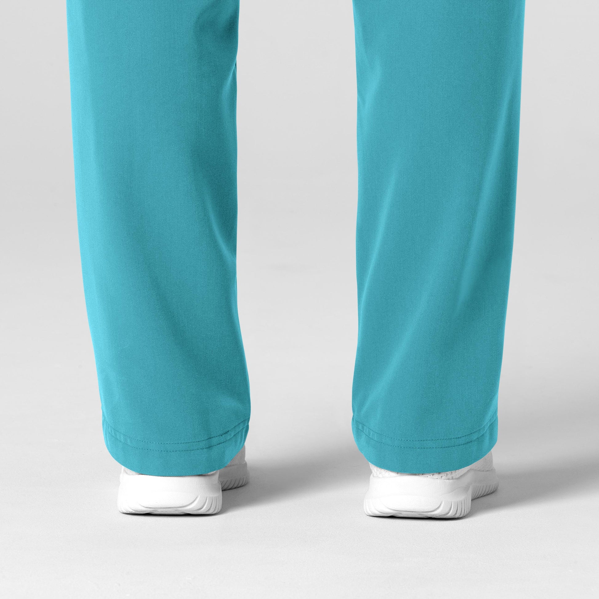 Nova 5232 Stovepipe High-Low Hem Scrub Pant Teal Blue Model Image Alternate | Wink