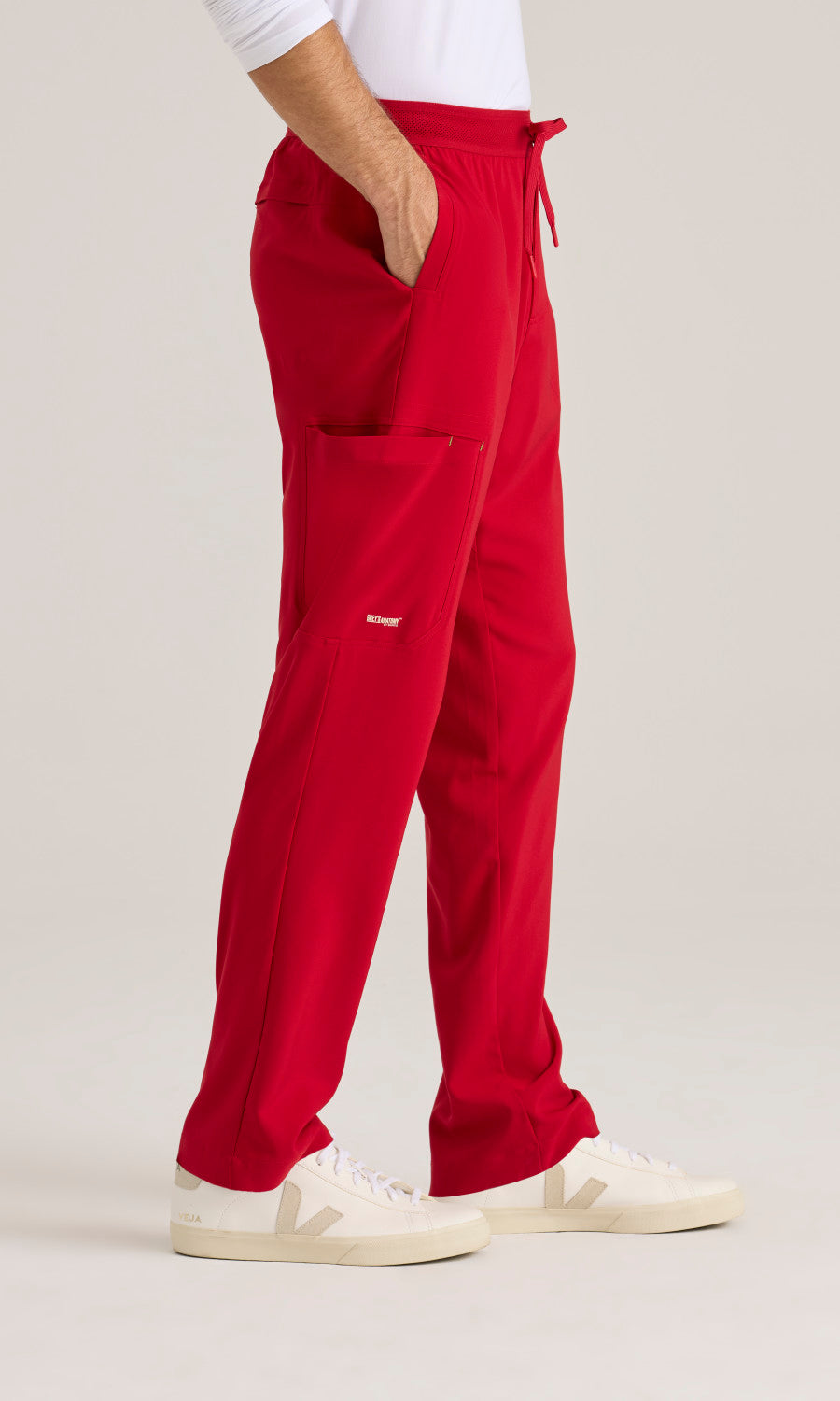 Grey's Anatomy Evolve GSSP649 Highland Scrub Pants True Red