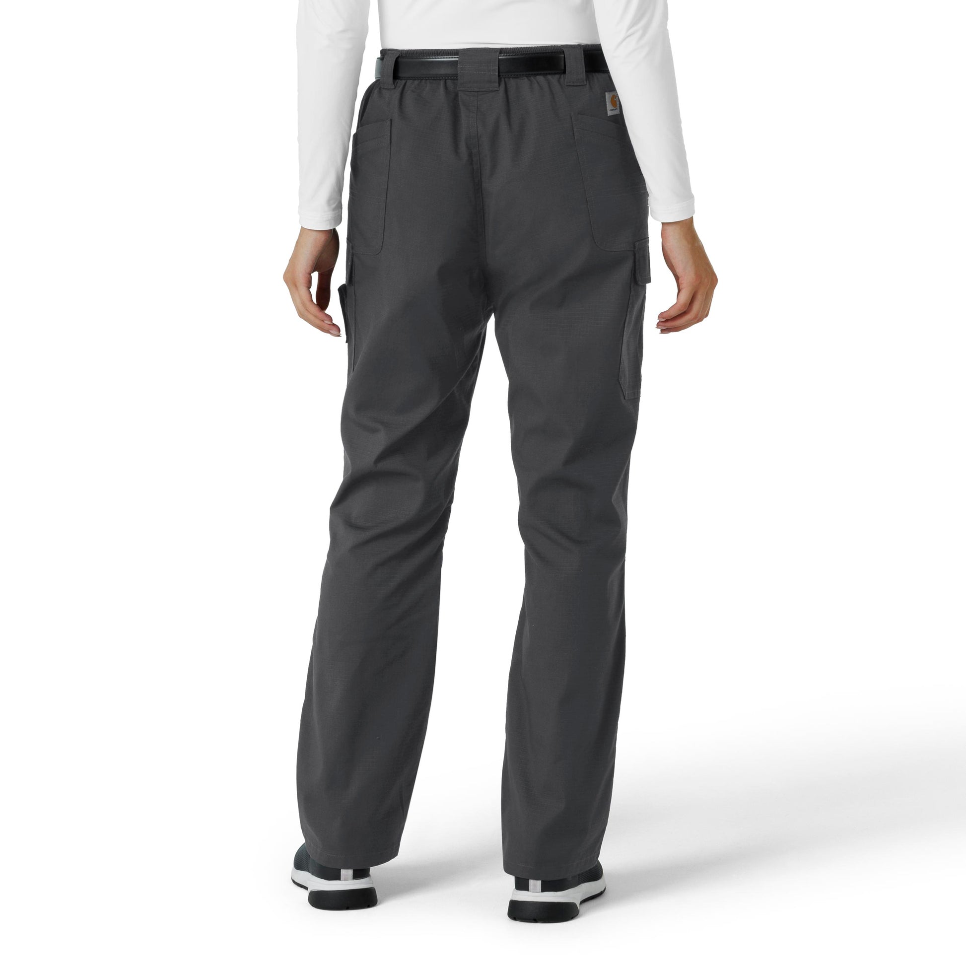Rugged Flex C52418 Women's Ripstop Cargo Pantss Pewter