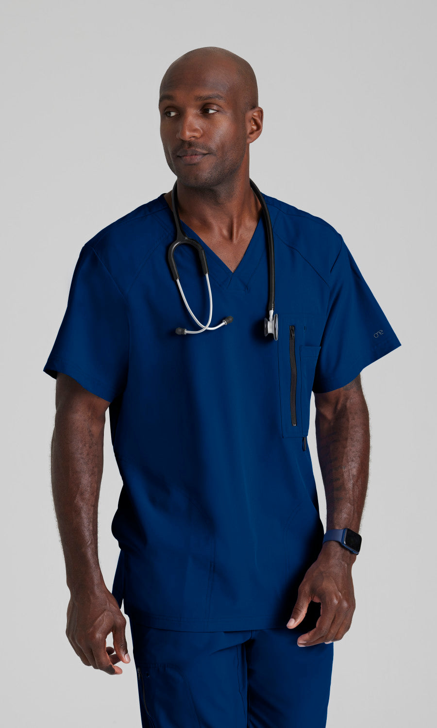 Barco One 0115 Amplify Scrub Top Indigo