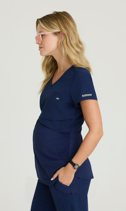 Skechers SKT269 Bloom Maternity Top Navy