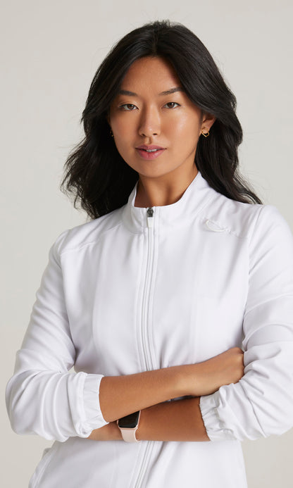 Grey's Anatomy Evolve GSSW886 Virtue Scrub Jacket White