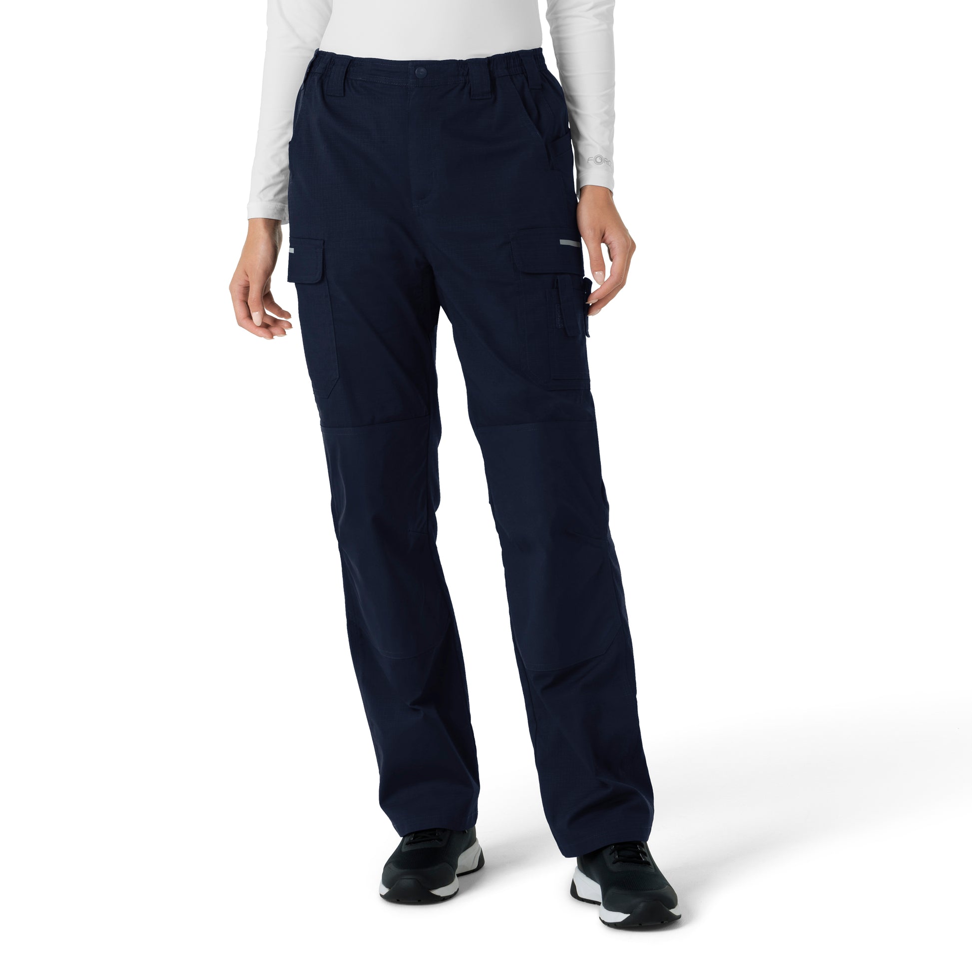 Rugged Flex C52418 Women's Ripstop Cargo Pantss Dark Navy