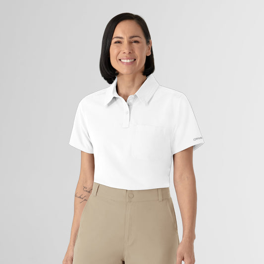 NURTUR 6480 Women's Polo White