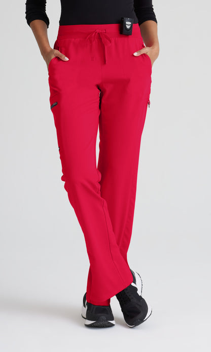 Grey's Anatomy Stretch GRSP500 Kim Scrub Pants Scarlet Red