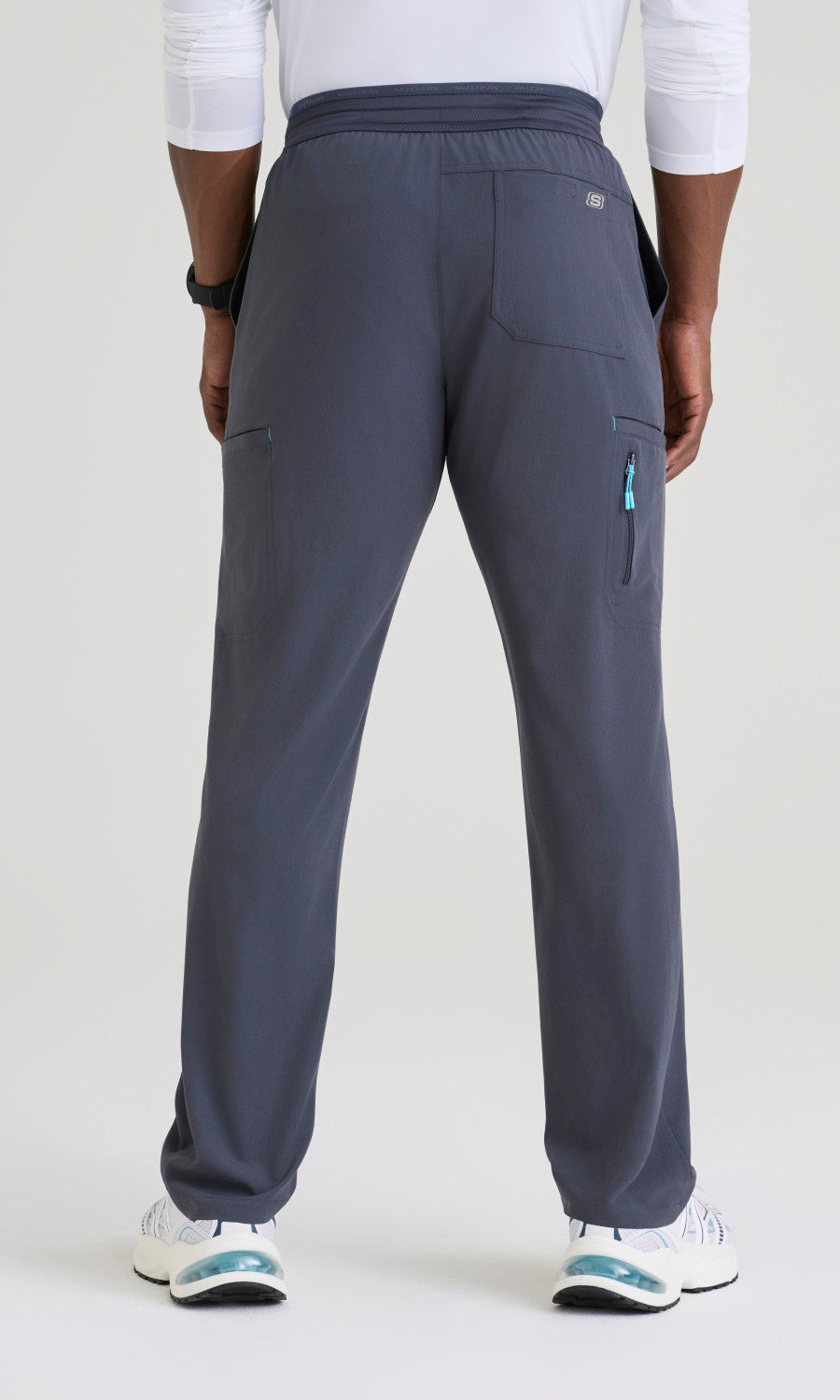 Skechers SKP736 Men's Merit Pant in Luxe Lavender by Barco Model Image Back