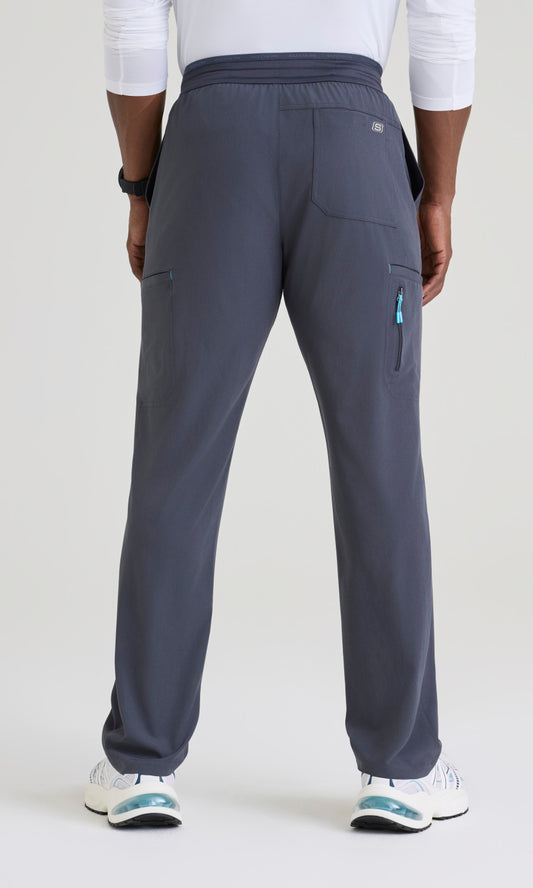 Skechers SKP736 Men's Merit Pant in Luxe Lavender by Barco Model Image Back