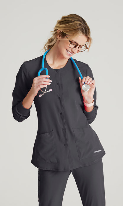 Skechers SK401 Stability Scrub Jacket Pewter