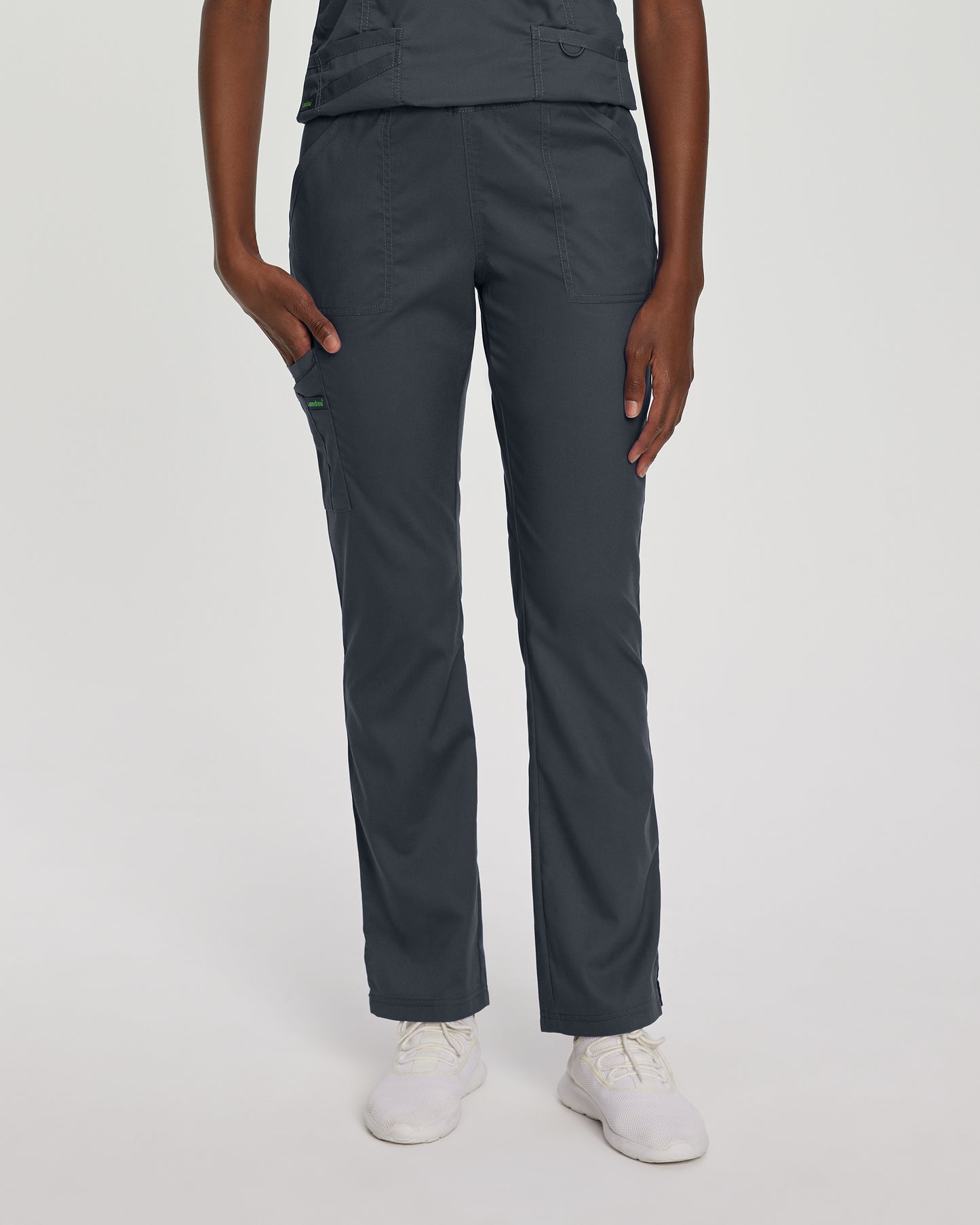 ProFlex 2042 Women's Cargo Scrub Pants Graphite Image