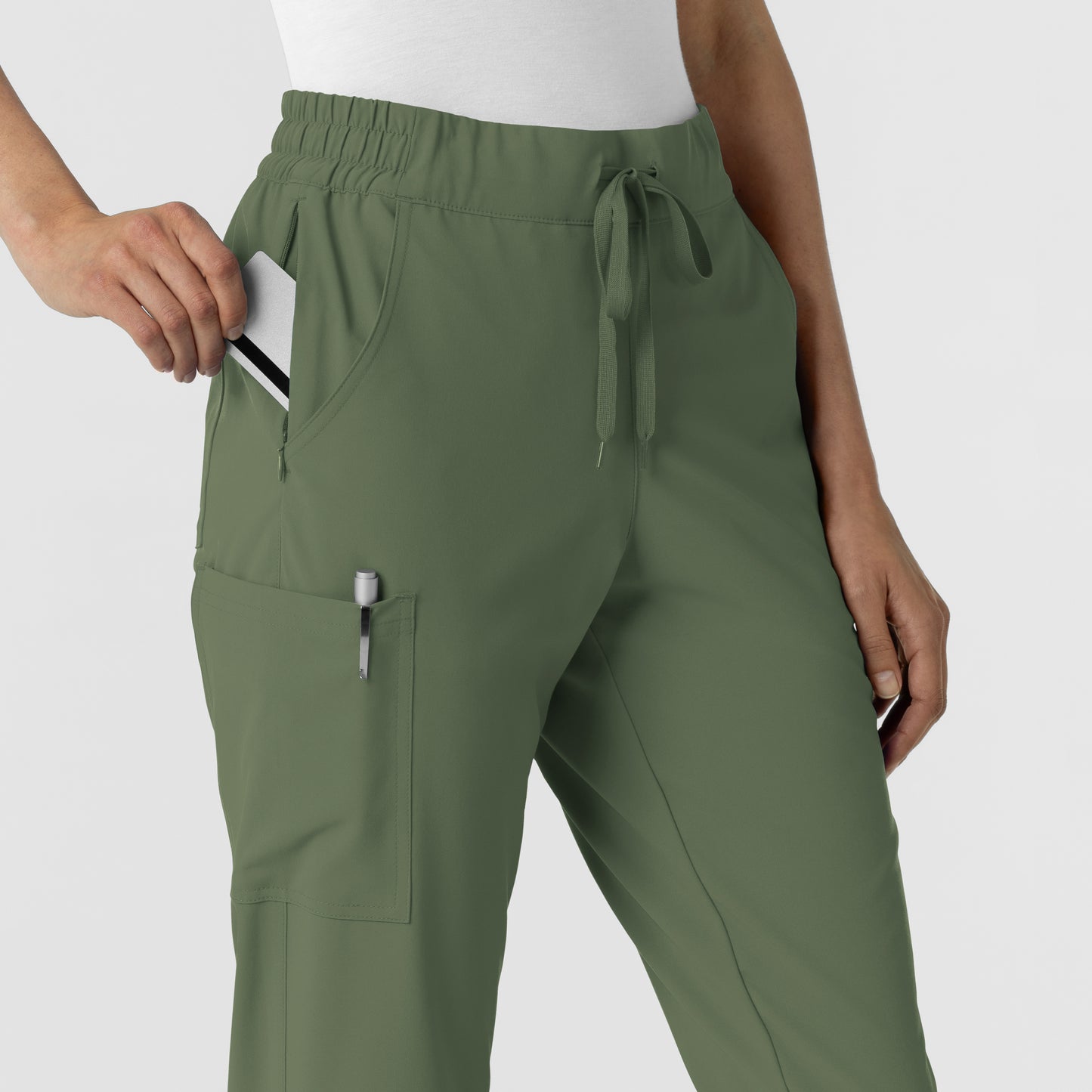 RENEW 5934 Women's Jogger Scrub Pants Olive