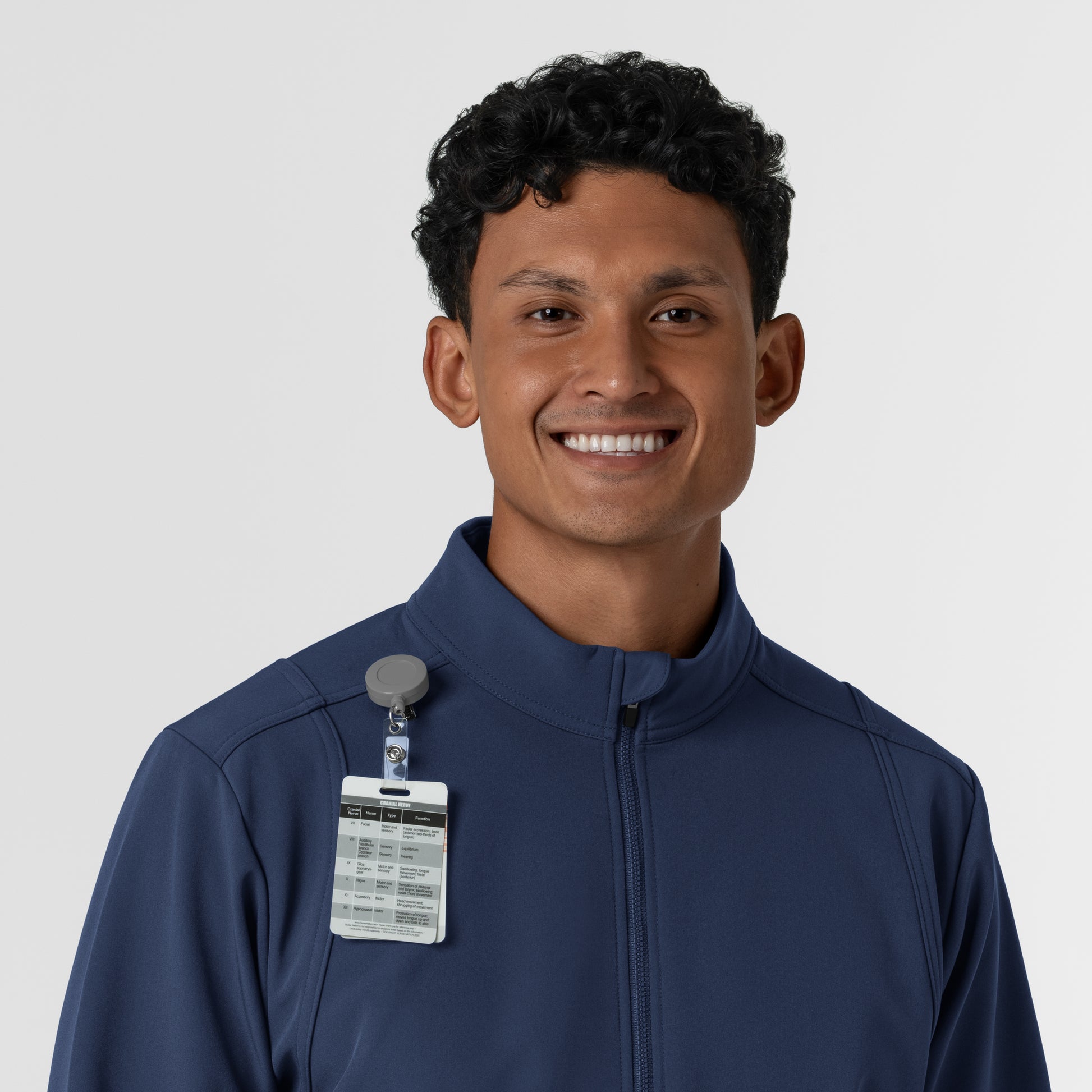 Layers 8609 Men's Soft Shell Scrub Jacket Navy