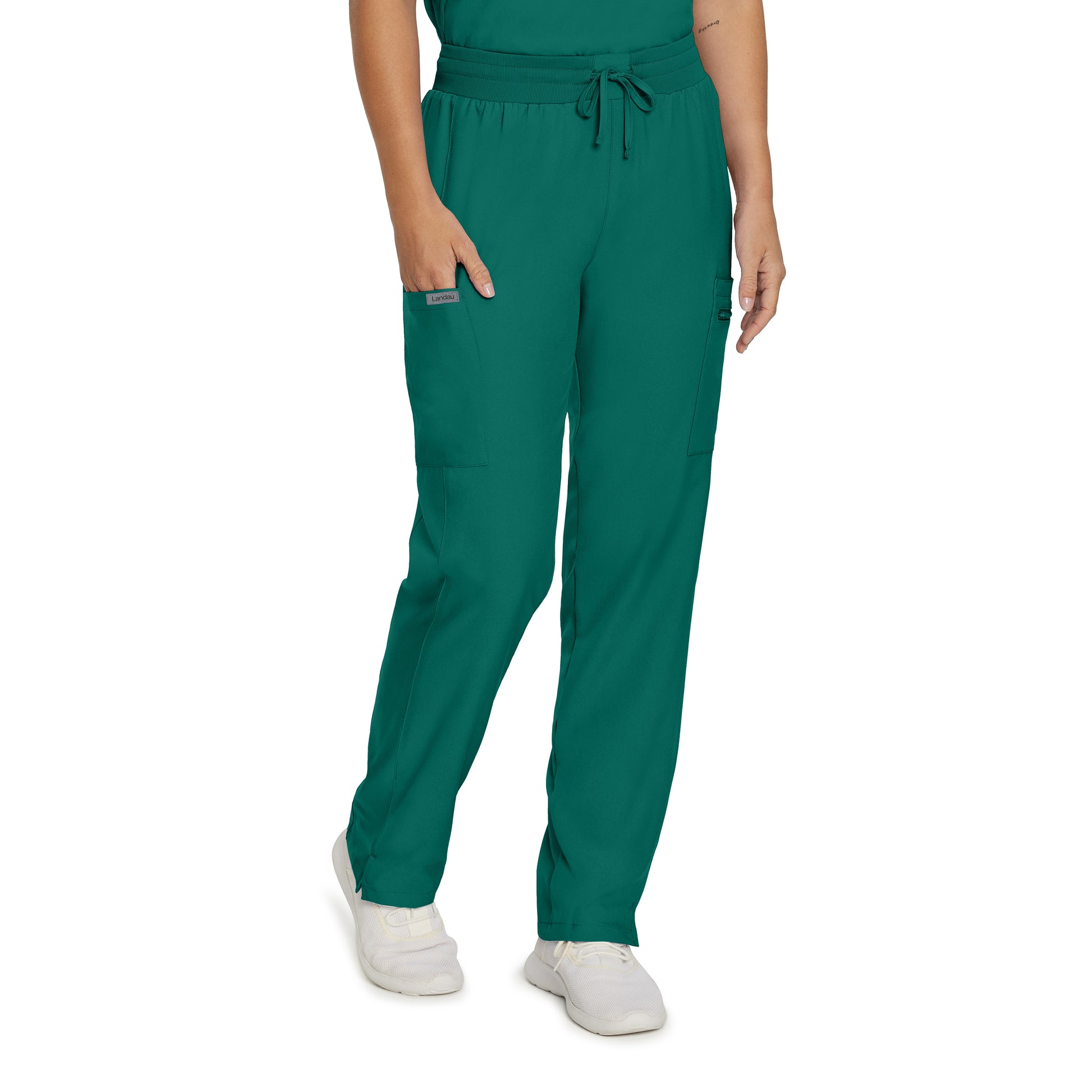 Forward LB400 Women's Cargo Scrub Pants Hunter Image