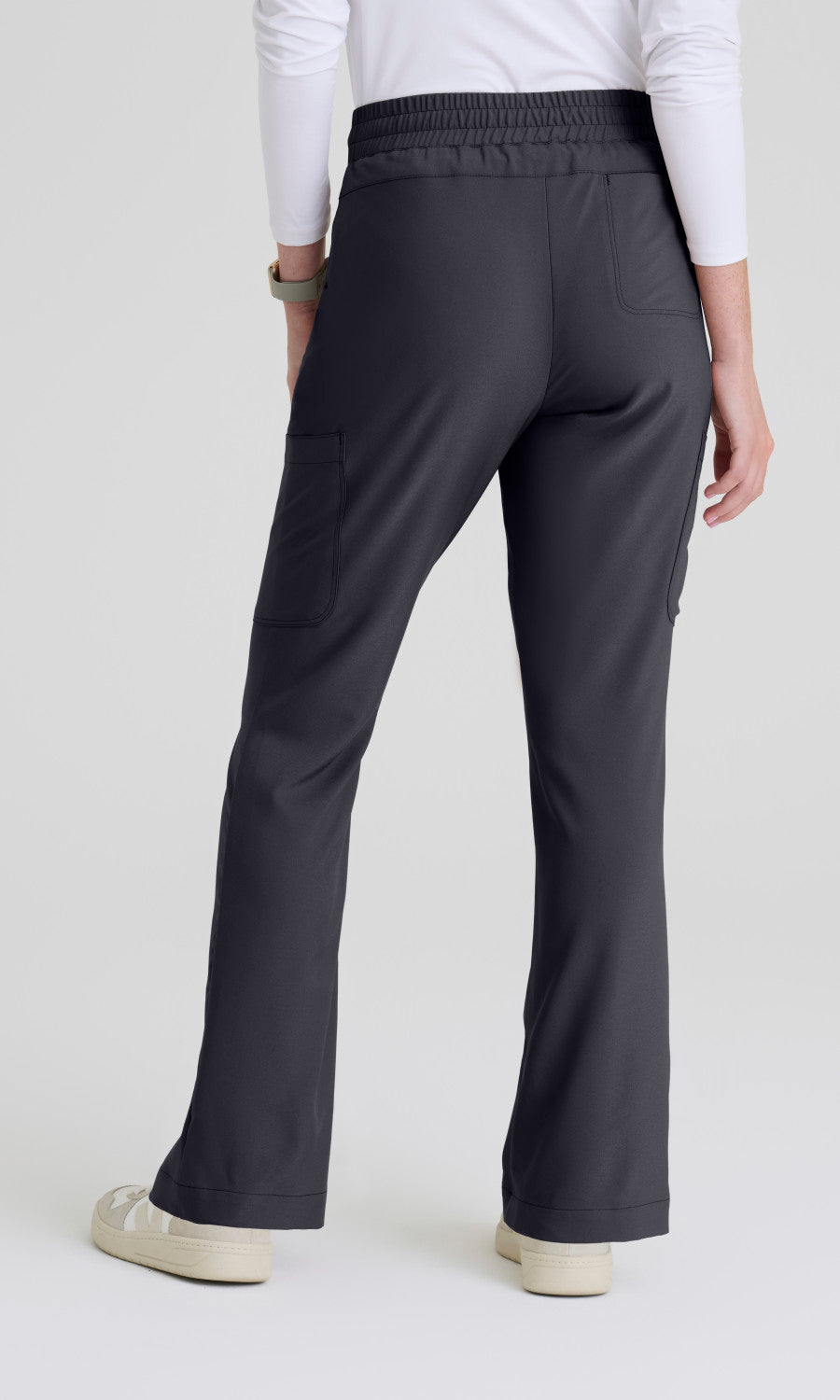 Grey's Anatomy Evolve GSSP729 Women's Sky Pant in Steel by Barco Model Image Back