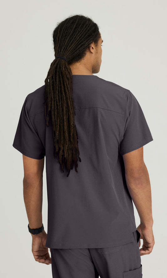 Skechers SK0112 Structure Scrub Top Pewter
