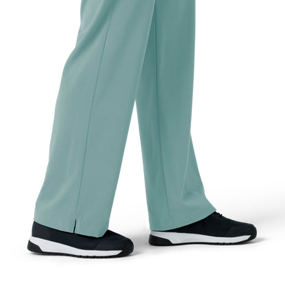 Force Cross-Flex C53310 Boot Cut Scrub Pants Summer Blue Model Image Alternate | Carhartt