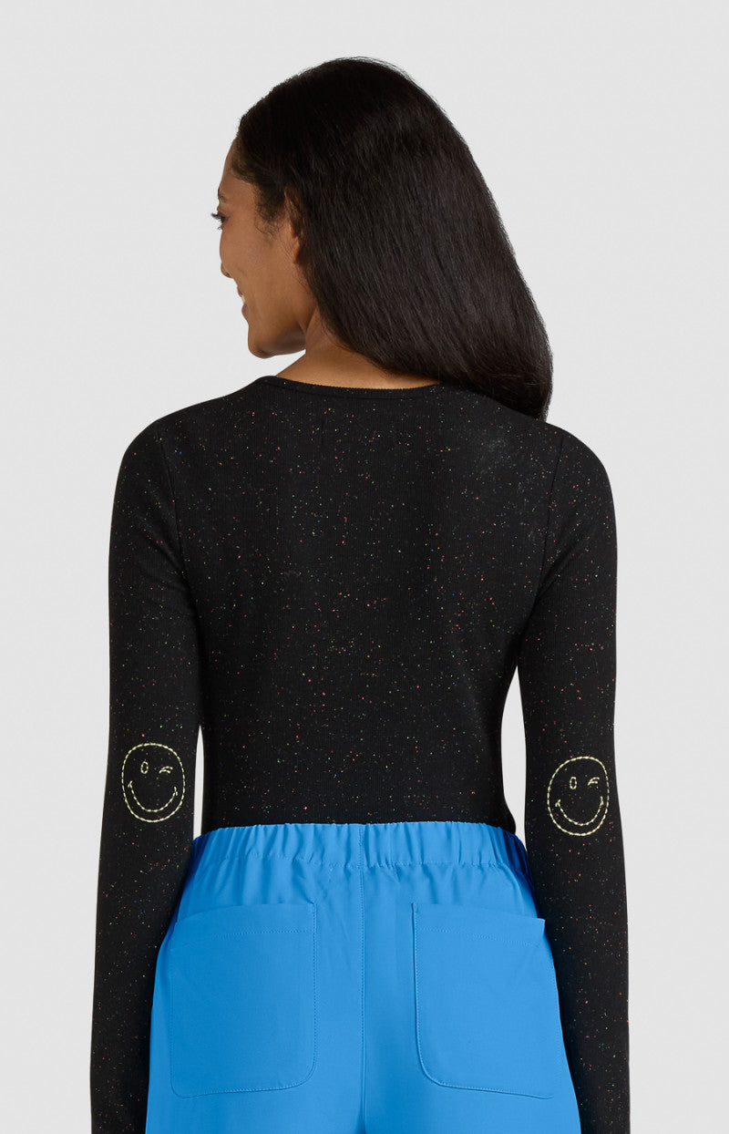 Smiley World S104 Tender Tee Black Confetti