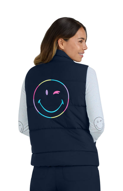 Smiley World S400 Delighted Vest Navy