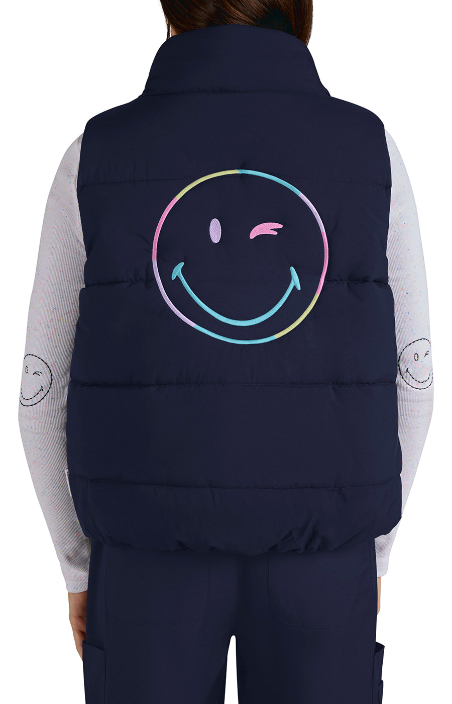 Smiley World S400 Delighted Vest Navy