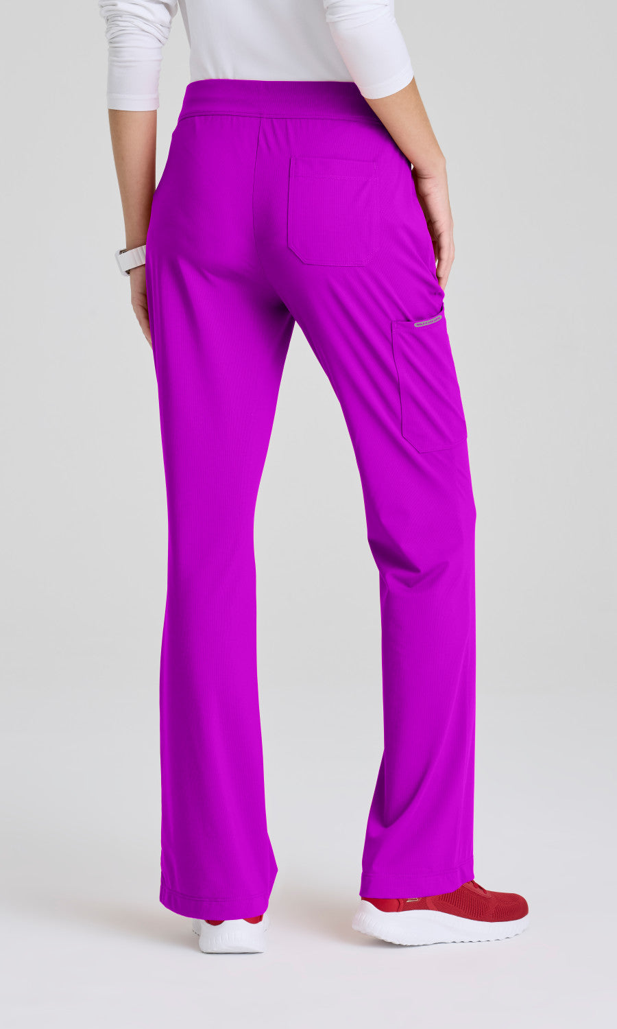 Skechers Slip-ins SKP656 Glide Knit Flare Pant Violet Burst - back