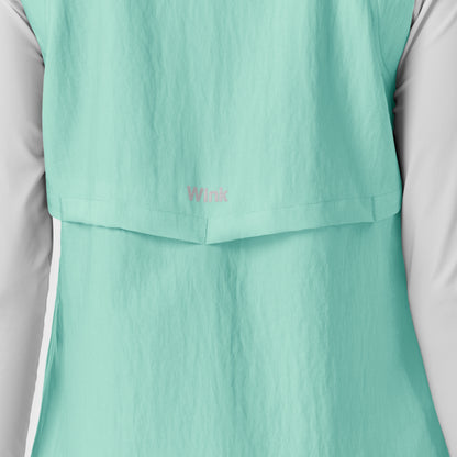 Layers 8214 Women's Everything Everywhere Scrub Vest Aruba Blue