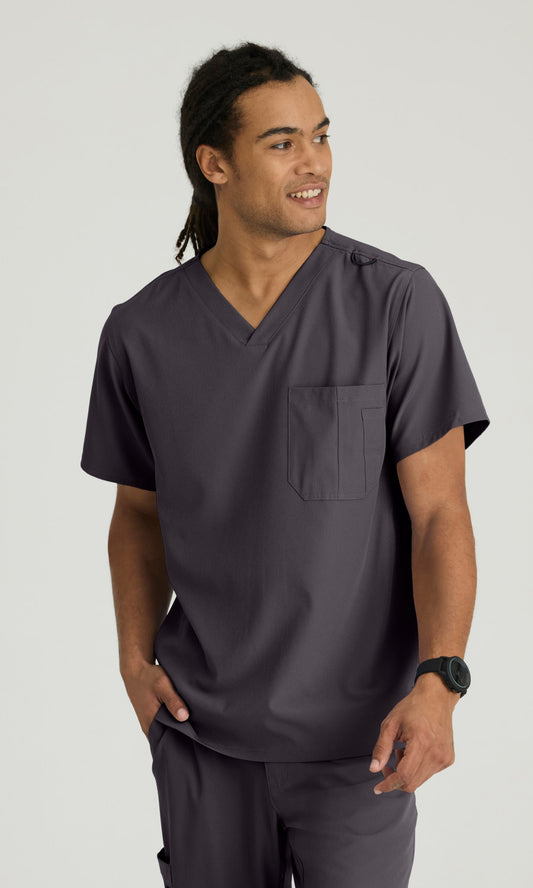 Skechers SK0112 Structure Scrub Top Pewter