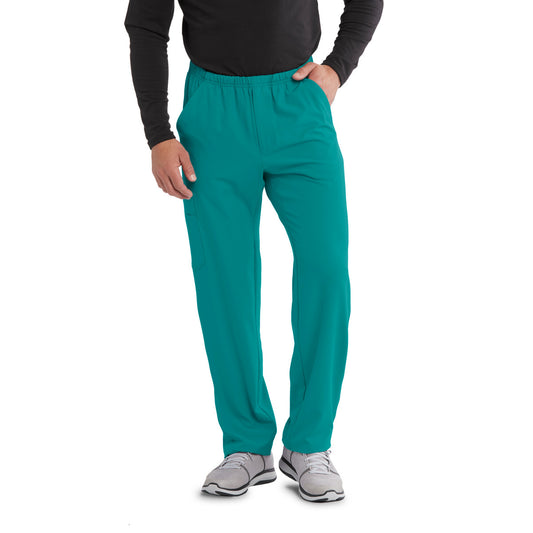 Skechers SK0215 Structure Scrub Pants Teal Model Image Front | Barco