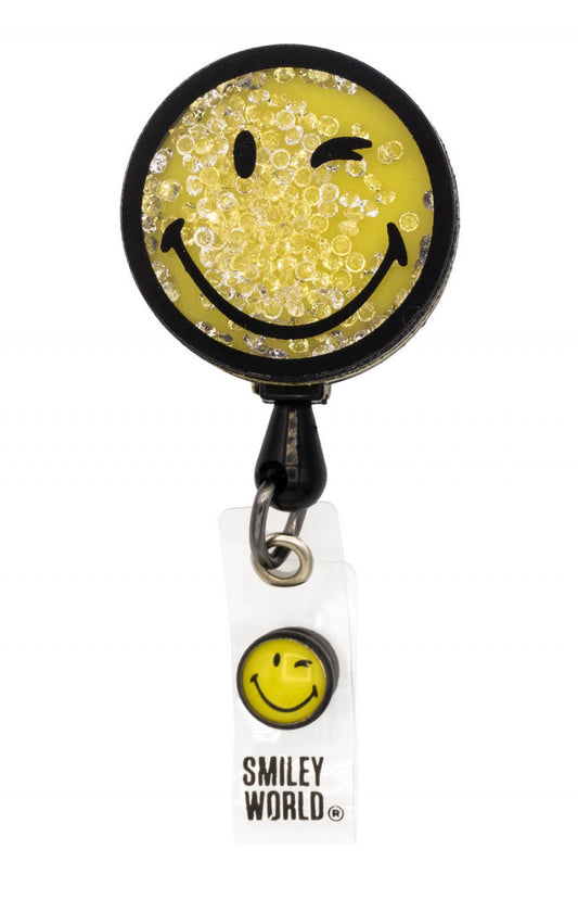 Smiley World SA156 SmileyWorld Shaker Badge Loving Yellow