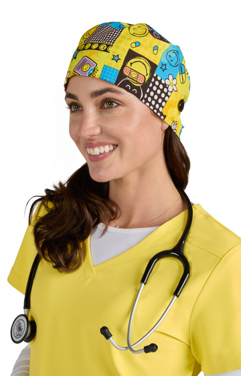 Smiley World SA174PR Skull Cap Keep Smiling