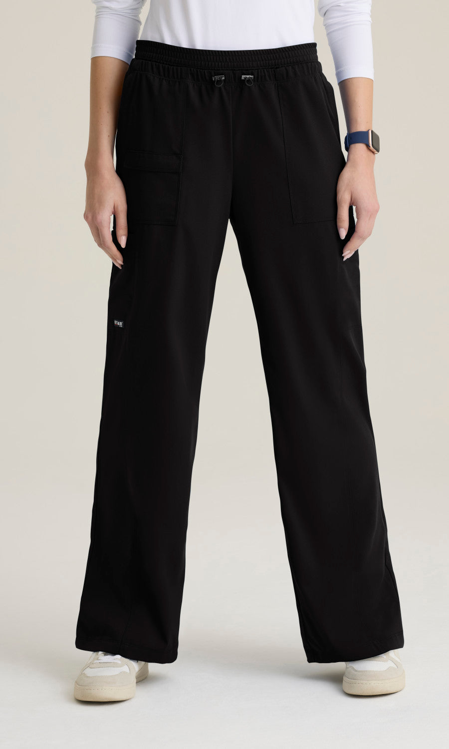 Grey's Anatomy Stretch GRSP747 Nina Pant Black - front