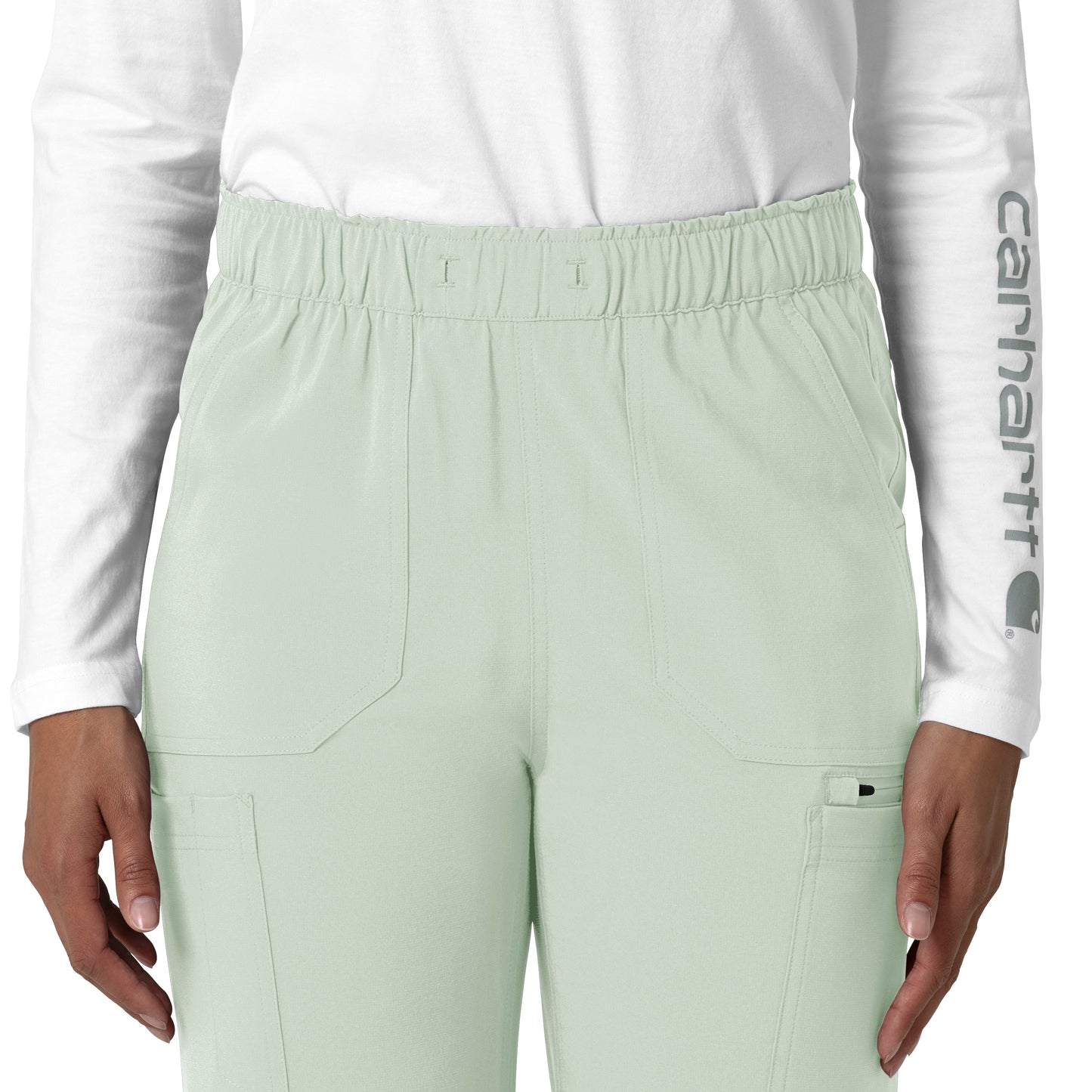 Force Cross-Flex C53210 Women's Straight Leg Cargo Scrub Pants Big Sky