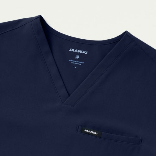 ULTRAlast M10002 Men's Platt 3-Pocket Scrub Top Midnight Navy