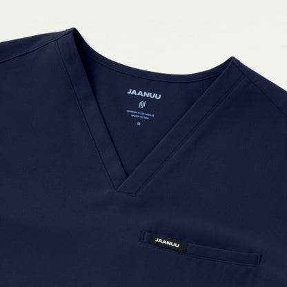 ULTRAlast M10002 Men's Platt 3-Pocket Scrub Top Midnight Navy