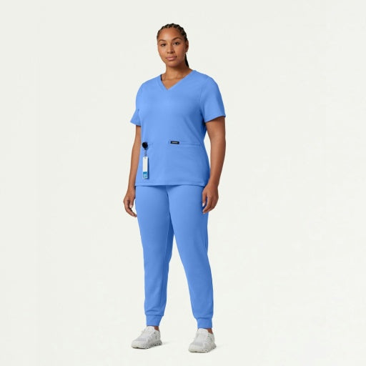 ULTRAsoft W40001 Women's Rubi Slim Scrub Joggers Ceil Blue