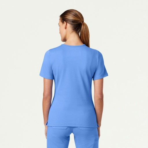 ULTRAsoft W30003 Women's Cesi Slim Scrub Top Ceil Blue