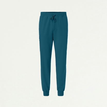 ULTRAlast M20002 Men's Osmo 8-Pocket Scrub Joggers Caribbean Blue