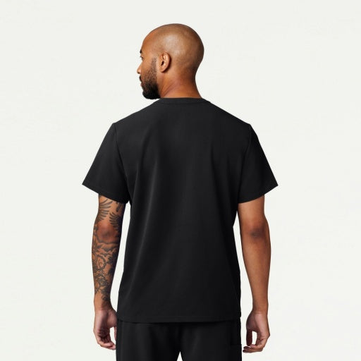 ULTRAlast M10003 Men's Reeve Henley Scrub Top Black