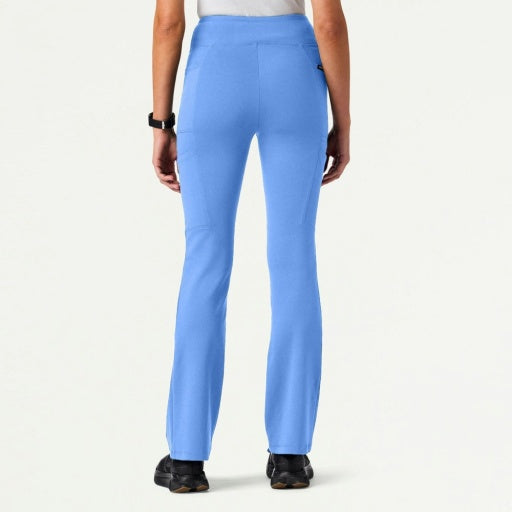 ULTRAsoft W40005 Women's Perri Yoga Scrub Pants Ceil Blue