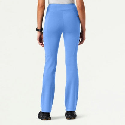 ULTRAsoft W40005 Women's Perri Yoga Scrub Pants Ceil Blue