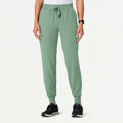 ULTRAlast W20003 Women's Silex Slim Knit-Waist Scrub Joggers Sage