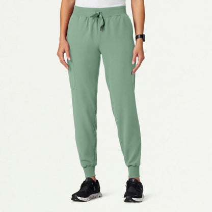 ULTRAlast W20003 Women's Silex Slim Knit-Waist Scrub Joggers Sage
