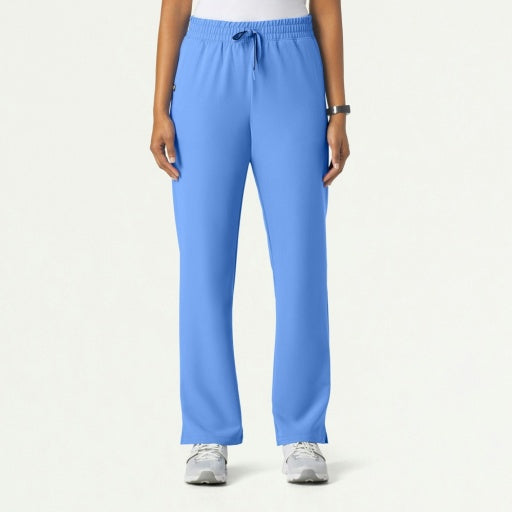 ULTRAlast W20004 Women's Kerr 365 High Waisted Scrub Pants Ceil Blue