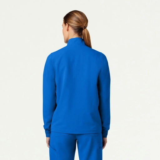 ULTRAlast W60001 Women's Ceri 6-Pocket Scrub Jacket Royal Blue