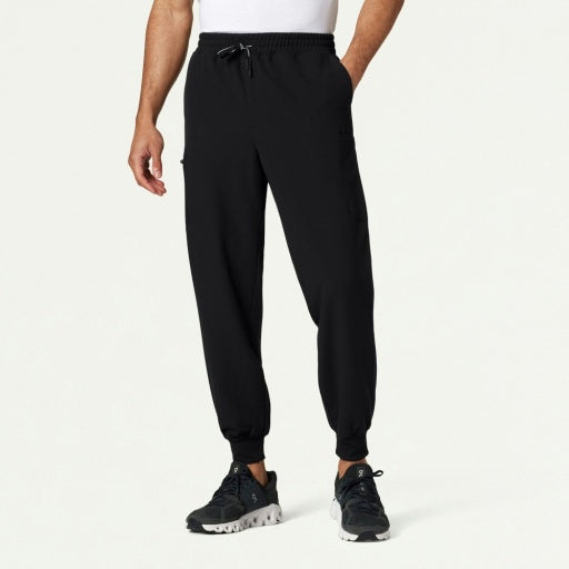 ULTRAlast M20002 Men's Osmo 8-Pocket Scrub Joggers Black