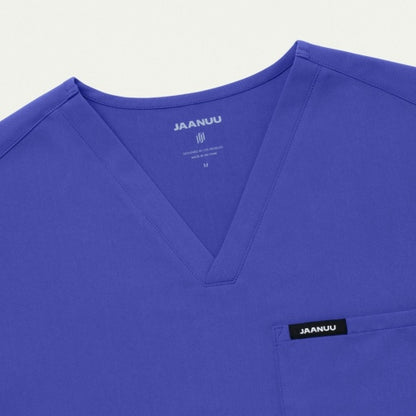 ULTRAlast M10001 Men's Holmes 1-Pocket Scrub Top Moon Blue